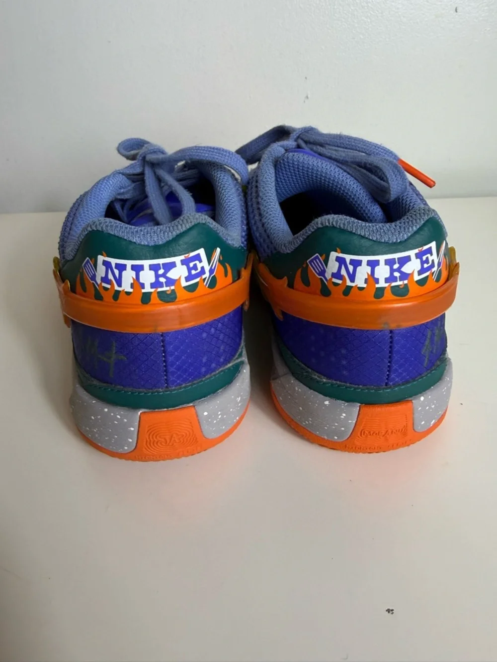 Nike Ja 1 GS Hunger Game Royal University Gold FN4398-400 Kid Size 7Y Basketball